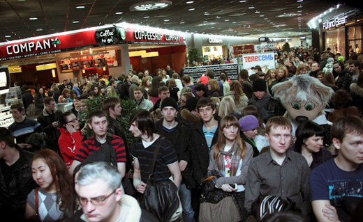 20110421 ТЦ «Гринвич», Екатеринбург, модный показ с участием компании «Терволина». Фотография предоставлена компанией.