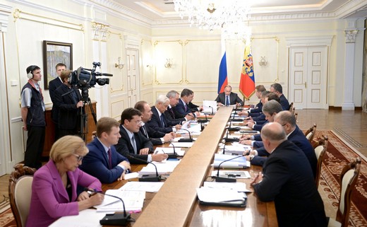 20150805 Совещание Президента РФ и членов Правительства. Фотография с сайта kremlin.ru