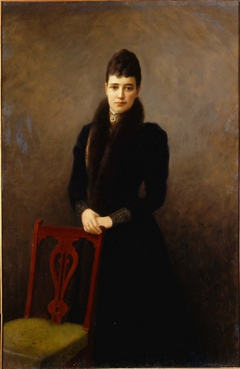И.С.Галкин (1860 – 1915) Императрица Мария Федоровна 1904 г.  Холст; масло © ГИМ 68257/И I-3961 