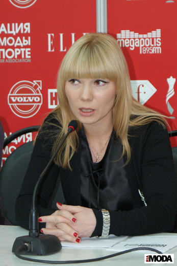 20100323 Volvo-Неделя моды в Москве. Круглый стол «Инвестиции». Наталия Немчина, компания «Melon Fashion Group». Фотография Валентины Кузнецовой, ИА «РИА МОДА».