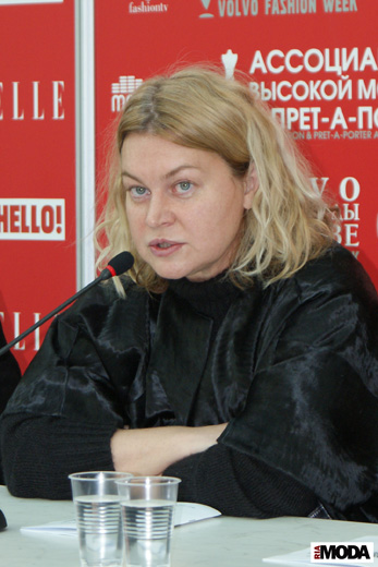 20100323 Volvo-Неделя моды в Москве. Круглый стол «Инвестиции». Анна Бек, проект «Русдом» Фотография Валентины Кузнецовой, ИА «РИА МОДА».