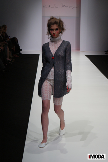 20100401 Russian Fashion Week. Показ коллекции Людмилы Норсоян «СЕРАФИМАSERAPHIM»  (сезон осень-зима 2010/2011). Фотография Александра Кузнецова, ИА «РИА МОДА».
