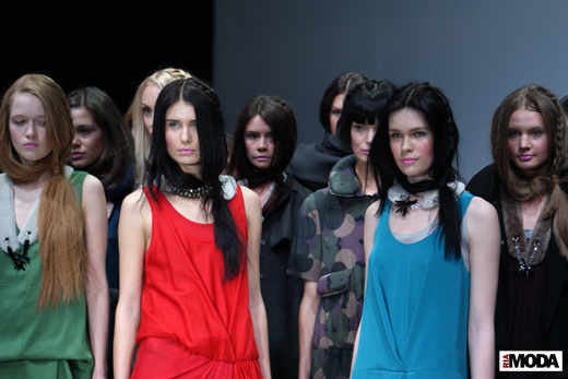 20100403 Russian Fashion Week. Показ коллекции Лилии Пустовит Marmour, Stein und unsere Korallen (сезон осень-зима 2010/2011). Фотография Ивана Бурняшева, ИА «РИА МОДА».