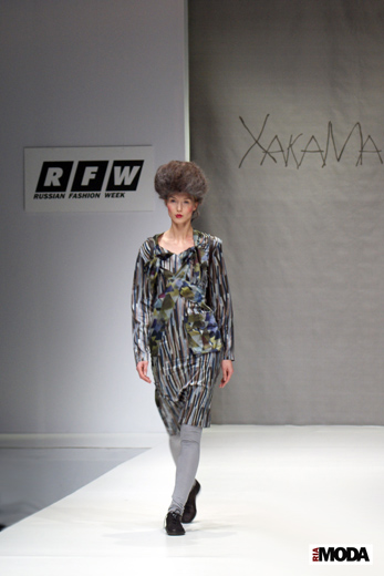 20100405 Russian Fashion Week. Показ коллекции ХакаМа «Коллекция №14» (сезон осень-зима 2010/2011). Фотография Валентины Кузнецовой, ИА «РИА МОДА».