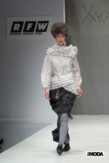 20100405 Russian Fashion Week. Показ коллекции ХакаМа «Коллекция №14» (сезон осень-зима 2010/2011). Фотография Валентины Кузнецовой, ИА «РИА МОДА».