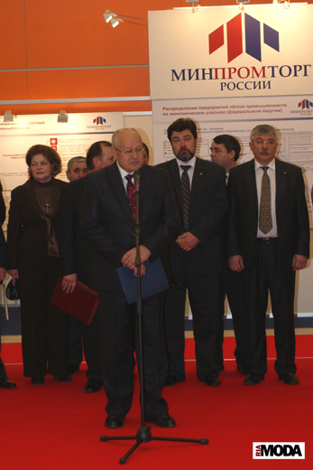 20100216 Открытие ярмарок Рослегпрома. Виктор Черепов, исполнительный вице-президент РСП. Фотография Валентины Кузнецовой, ИА «РИА МОДА».