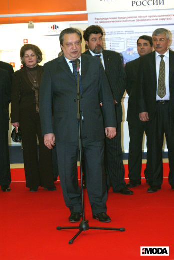 20100216 Открытие ярмарок Рослегпрома. Николай Акулов, зам. гендиректора ВВЦ  Фотография Валентины Кузнецовой, ИА «РИА МОДА»