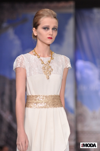 20101019 Анна и Алексей Бородулины, RFW, коллекция MONA LIZA, Рret-a-porter de-luxe , весна-лето 2011. Фотография Андрея Ревенко, ИА «РИА МОДА».