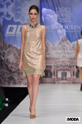 20101019 Анна и Алексей Бородулины, RFW, коллекция MONA LIZA, Рret-a-porter de-luxe , весна-лето 2011. Фотография Андрея Ревенко, ИА «РИА МОДА».