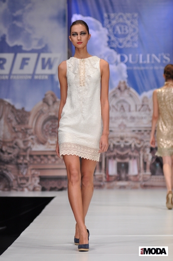 20101019 Анна и Алексей Бородулины, RFW, коллекция MONA LIZA, Рret-a-porter de-luxe , весна-лето 2011. Фотография Андрея Ревенко, ИА «РИА МОДА».