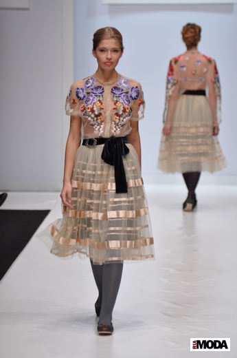 20101019 Татьяна Парфенова, Russian Fashion Week коллекция Pret-a-Porte класса люкс. Фотография Андрея Ревенко, ИА «РИА МОДА».