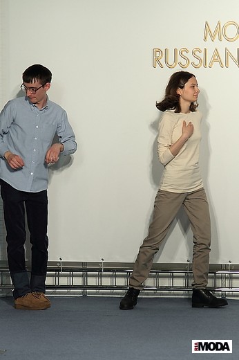 20111004 Конкурс «Экзерсис». Евгений Гулин и Майя Плисова, коллекция «Мимолетность». Фотографии Натальи Лапиной, ИА «РИА Мода».
