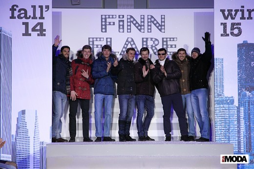 Показ коллекции осень-зима 2014/2015 компании Finn Flare. Фотография Натальи Бухониной, ИА «РИА Мода»