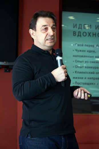 Алексей Кошенков, текстильное агентство Creastele. Фотография предоставлена организаторами выставки Sport Casual Moscow