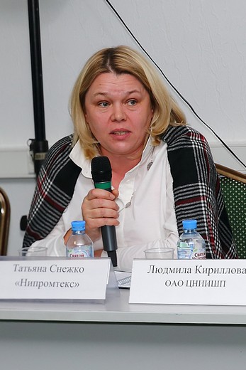 Татьяна Снежко, ФНМ «Нипромтекс». Фотография предоставлена организаторами выставки Sport Casual Moscow