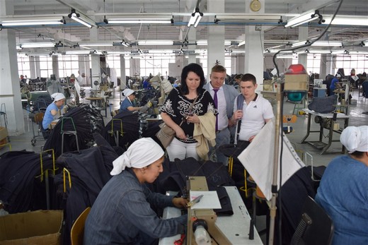 На фабрике Carrera Jeans. Фотография предоставлена организаторами бизнес-тура