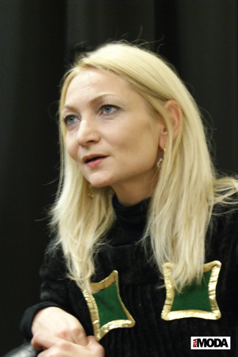 20091126 «Презентация «Модного этажа» в «Москвичке» на Новом Арбата, Наташа Дригант. Фото Александра Кузнецова, ИА «РИА МОДА»