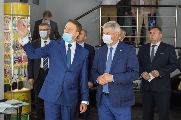 Губернатор Воронежской области посетил компанию «Борисоглебский трикотаж»