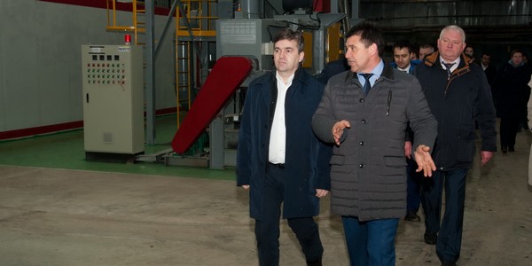 Глава Ивановской области посетил площадку по строительству производства ткацко-трикотажного полотна «Блэкрам»