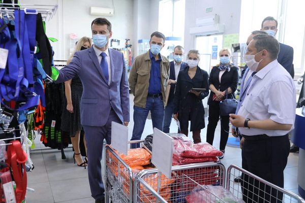 Глава Раменского г.о. Виктор Неволин в рамках рабочей поездки посетил предприятие «Восток – Сервис»